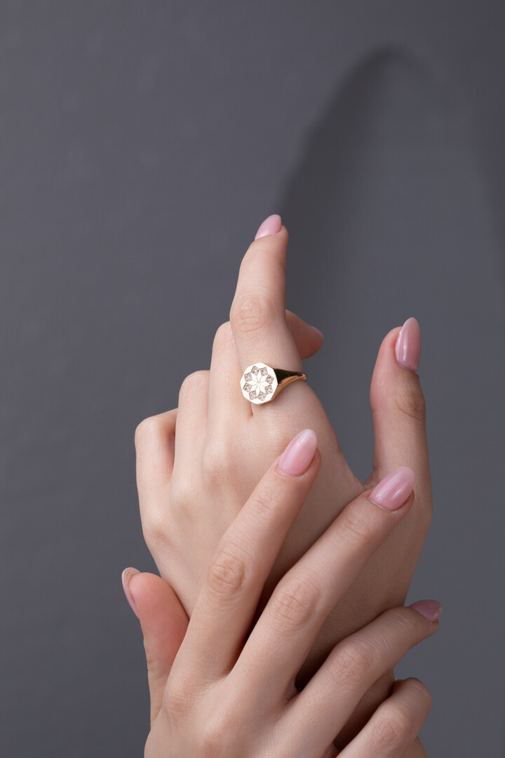 14 Ayar Altın Yıldız Yüzük