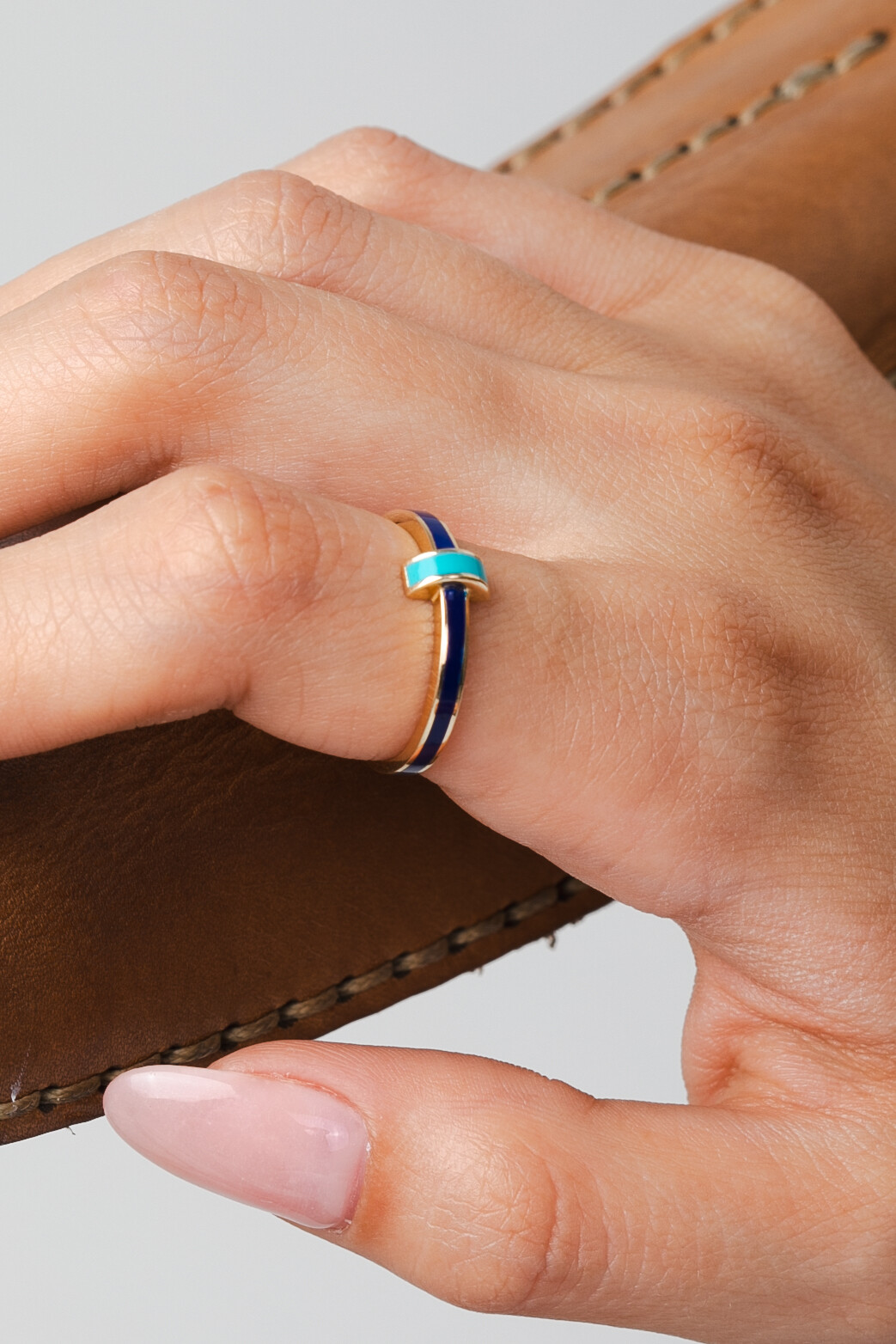 14 Ayar Altın Sosyete Yüzük