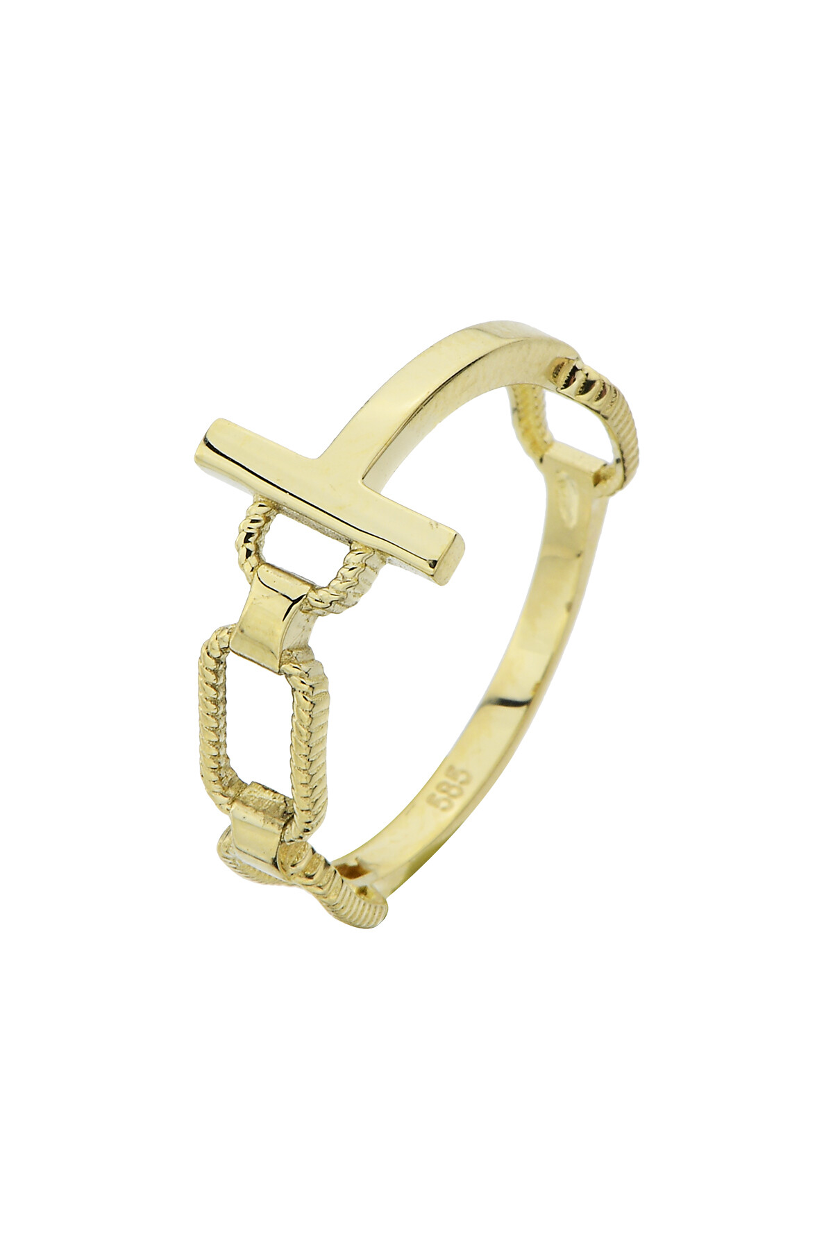 14 Ayar Altın Çıtır Yüzük