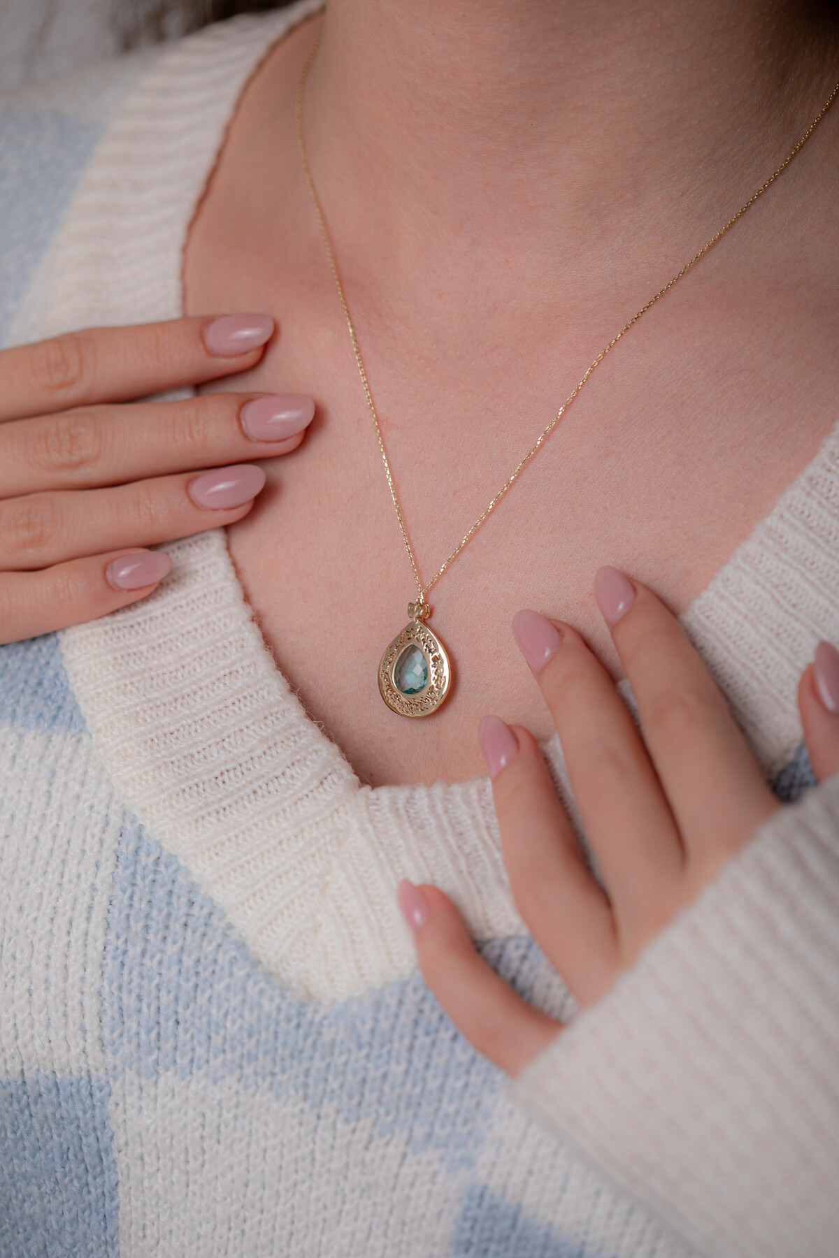 14 Ayar Altın Tılsım Kolye