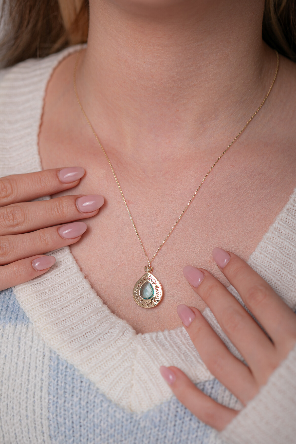 14 Ayar Altın Tılsım Kolye