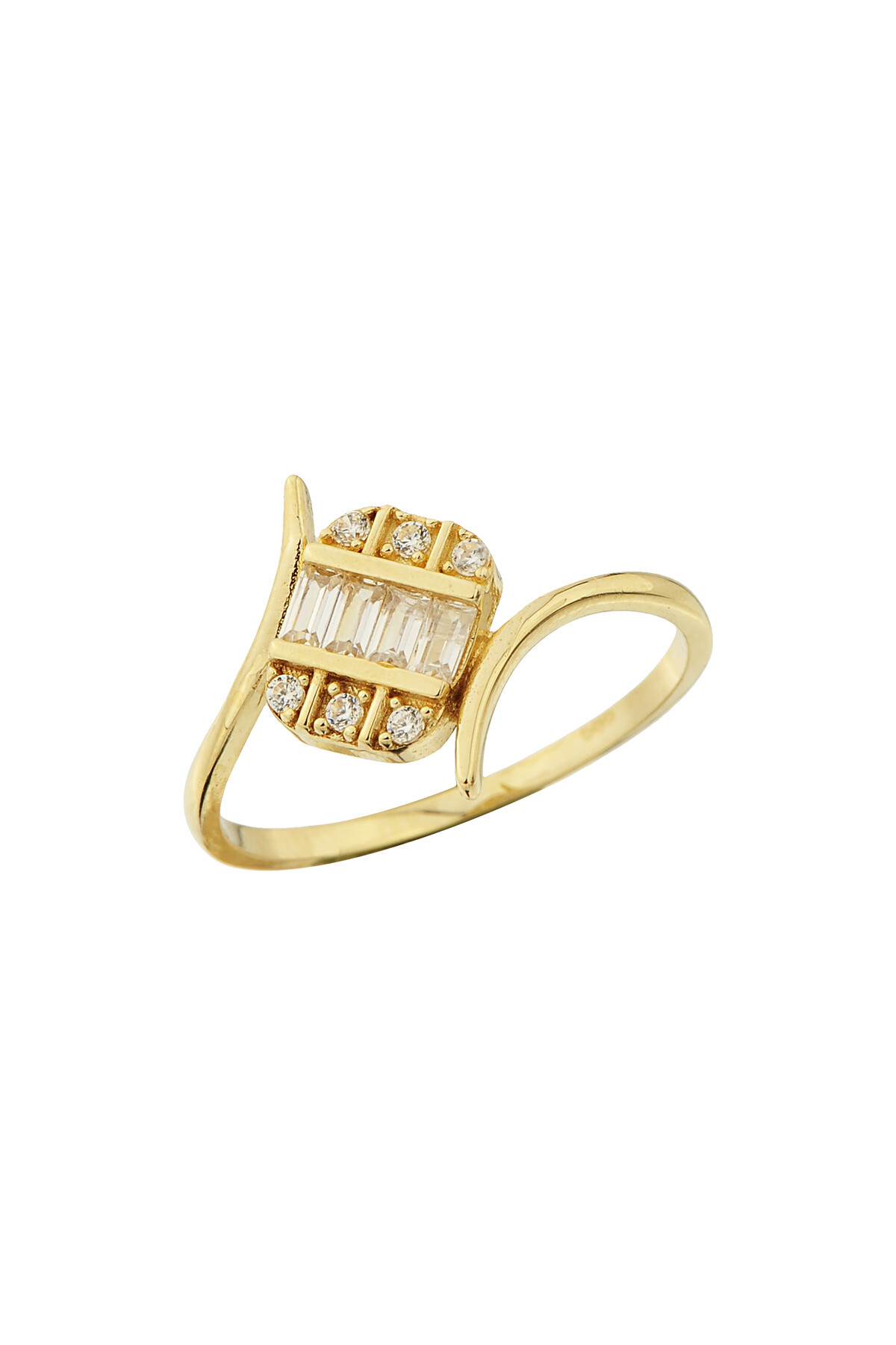 14 Ayar Altın Baget Yüzük