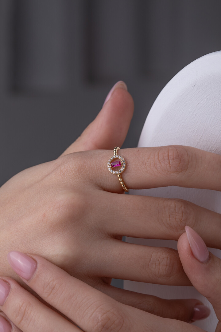 14 Ayar Altın Baget Yüzük