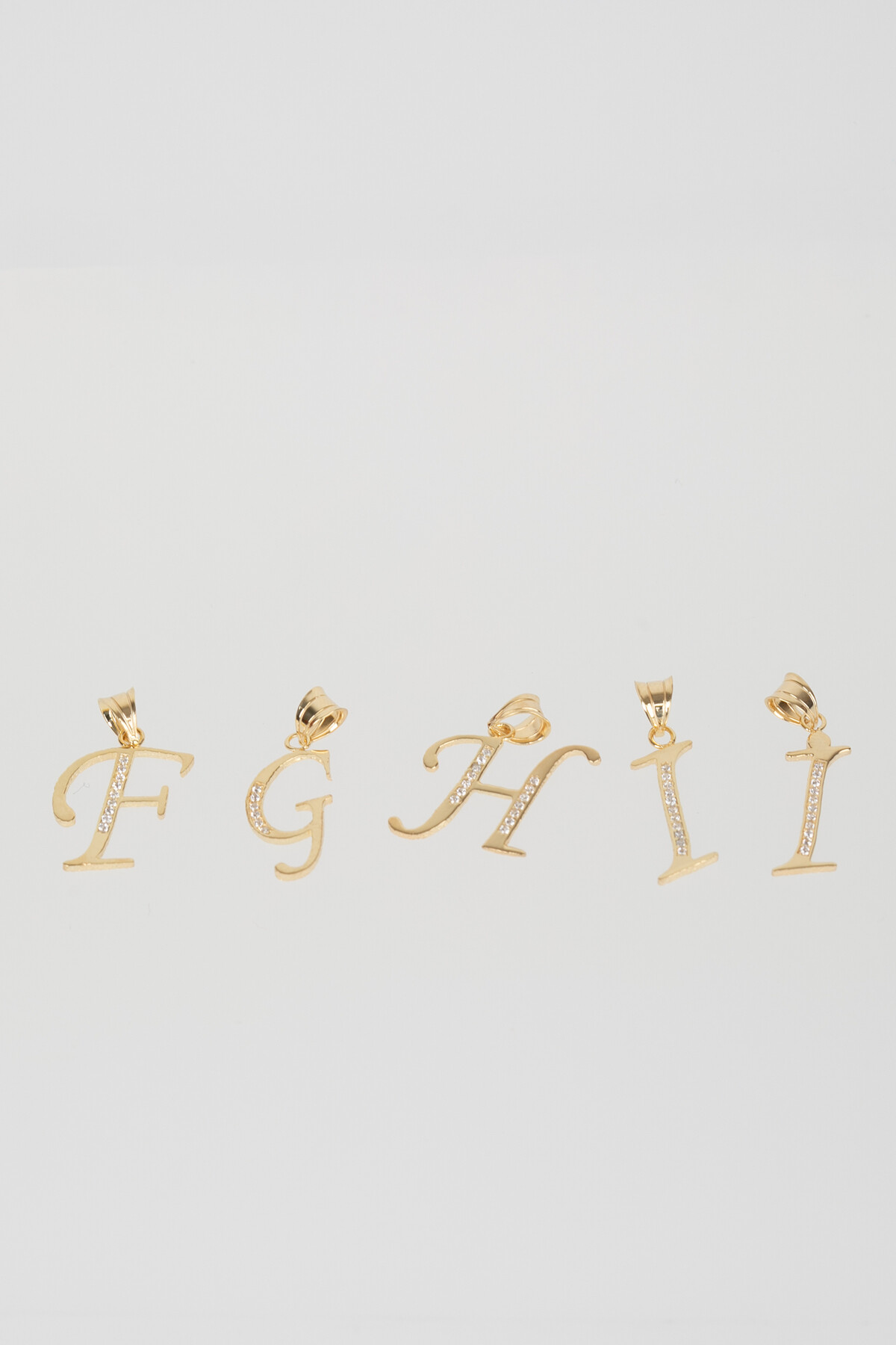 14 Ayar Altın El Yazısı Harf Kolye