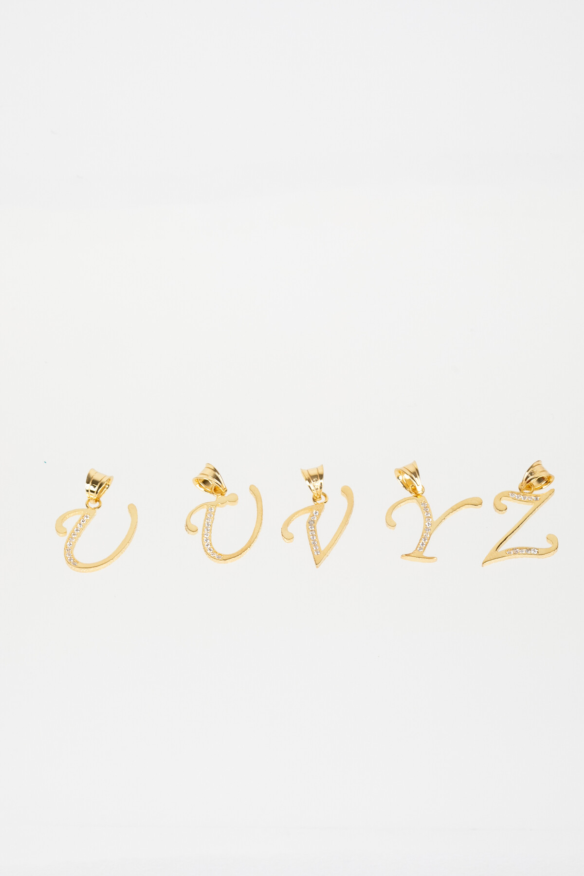 14 Ayar Altın El Yazısı Harf Kolye