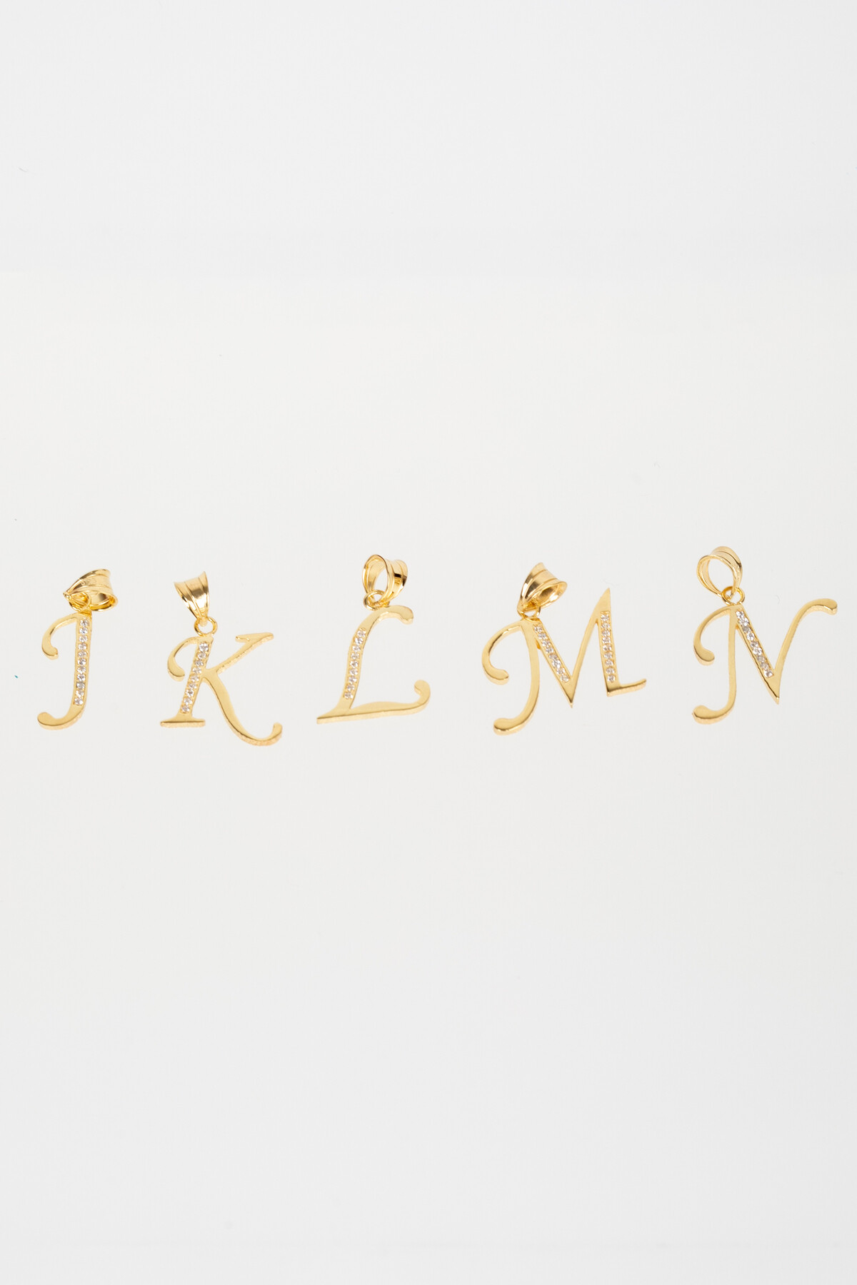 14 Ayar Altın El Yazısı Harf Kolye