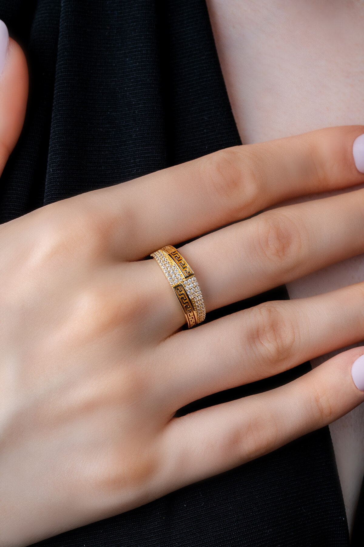 14 Ayar Altın Grek Yüzük