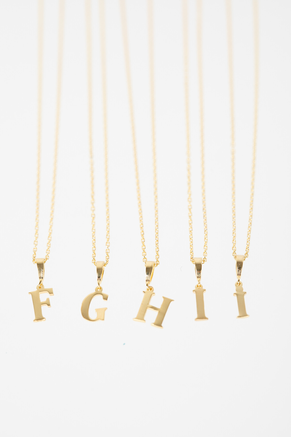 14 Ayar Altın Harf Kolye