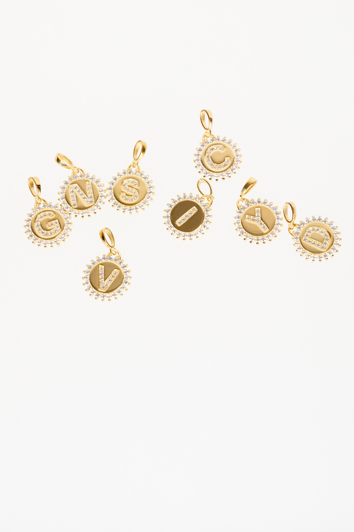 14 Ayar Altın Harf Kolye