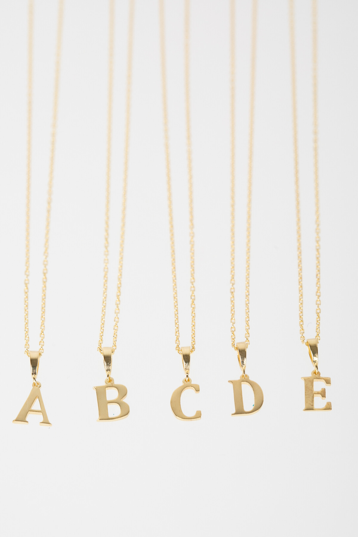 14 Ayar Altın Harf Kolye