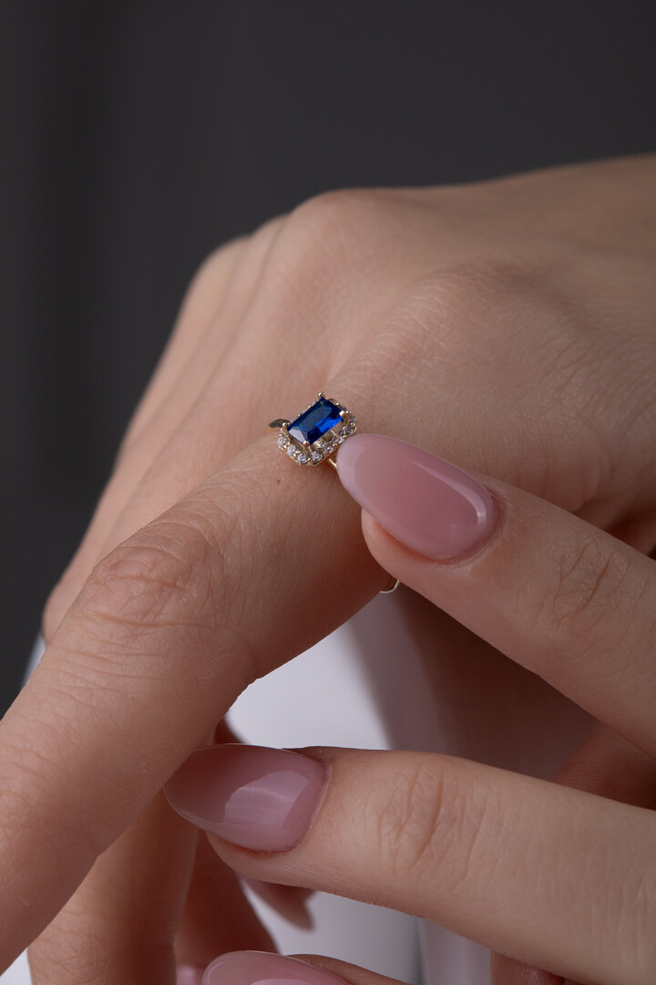 14 Ayar Altın Baget Yüzük