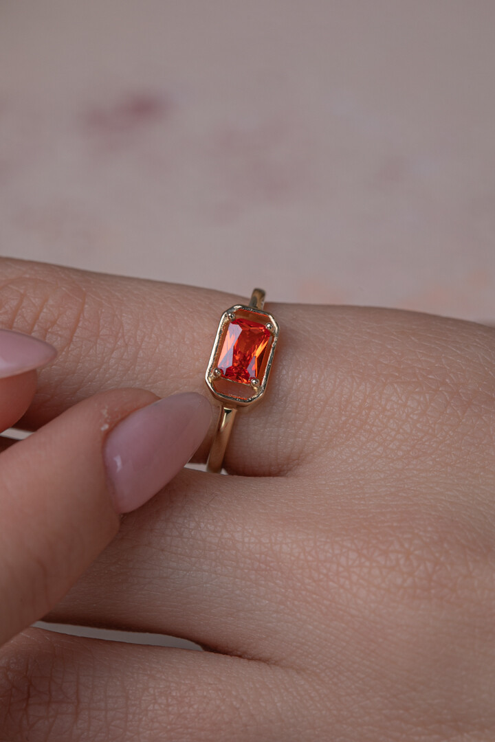 14 Ayar Altın Baget Yüzük