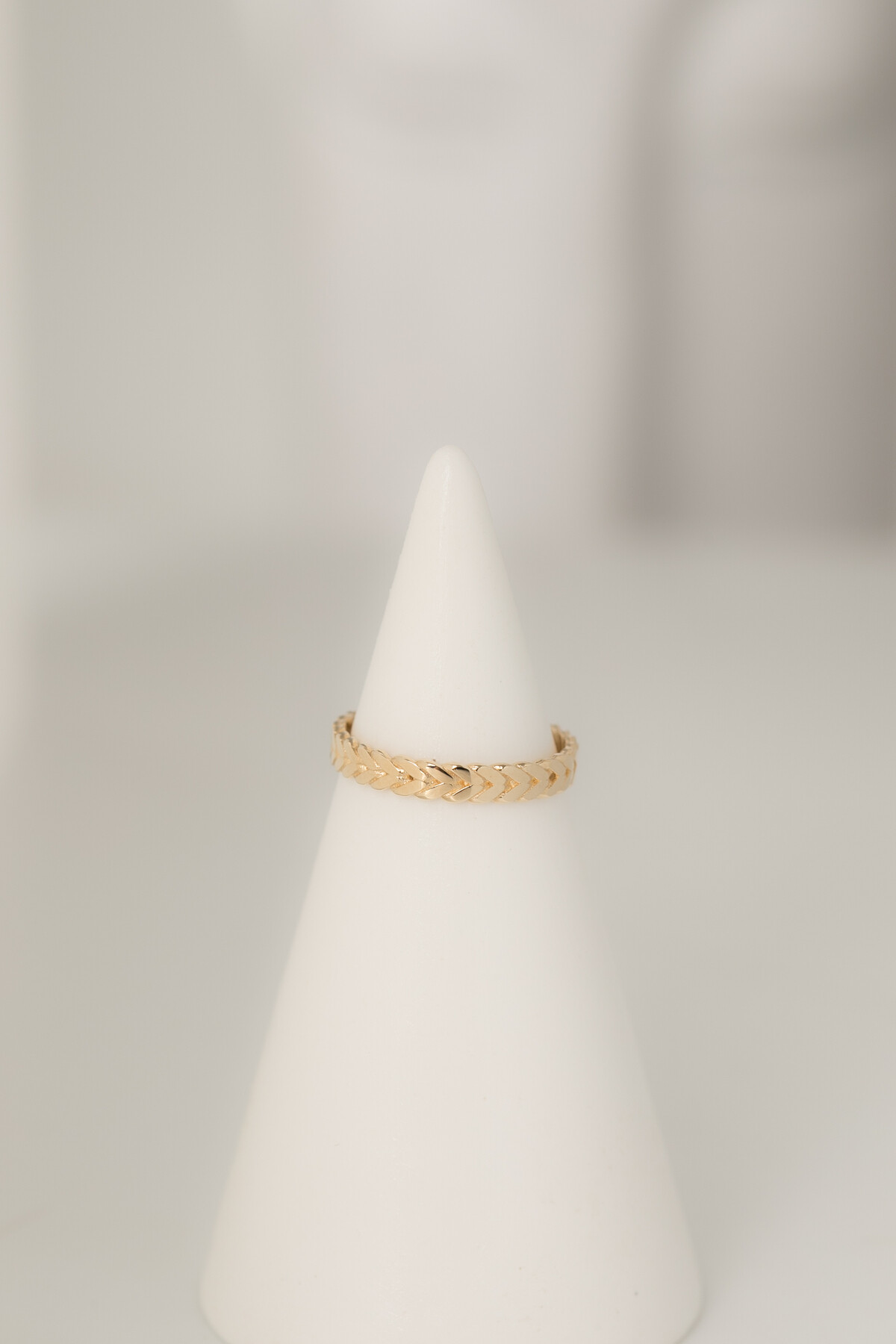 14 Ayar Altın Başak Yüzük