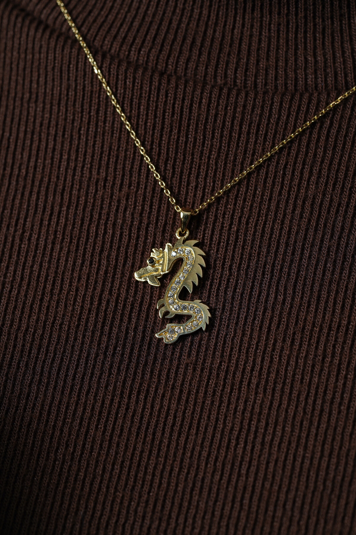 14 Ayar Altın Denizaltı Kolye