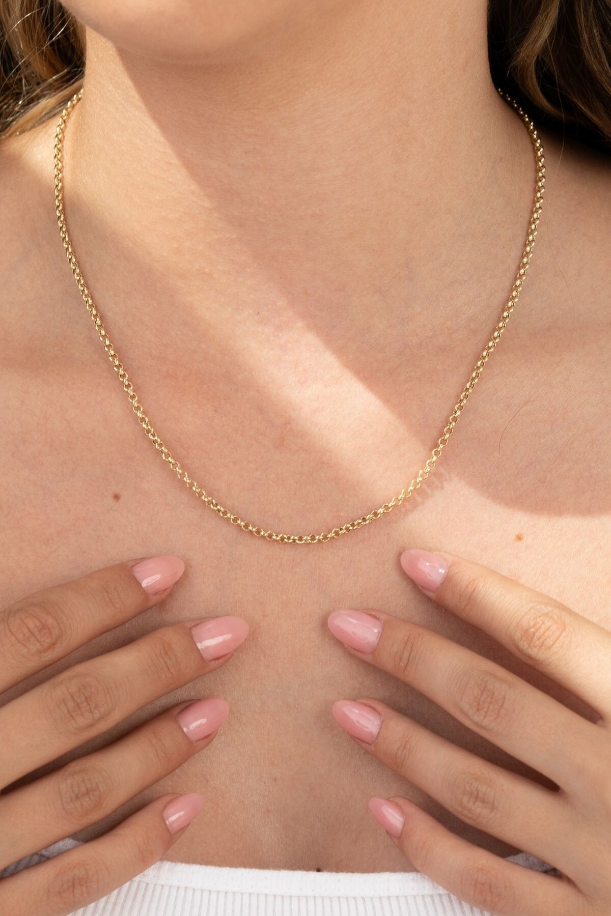 14 Ayar Altın Doç Zincir