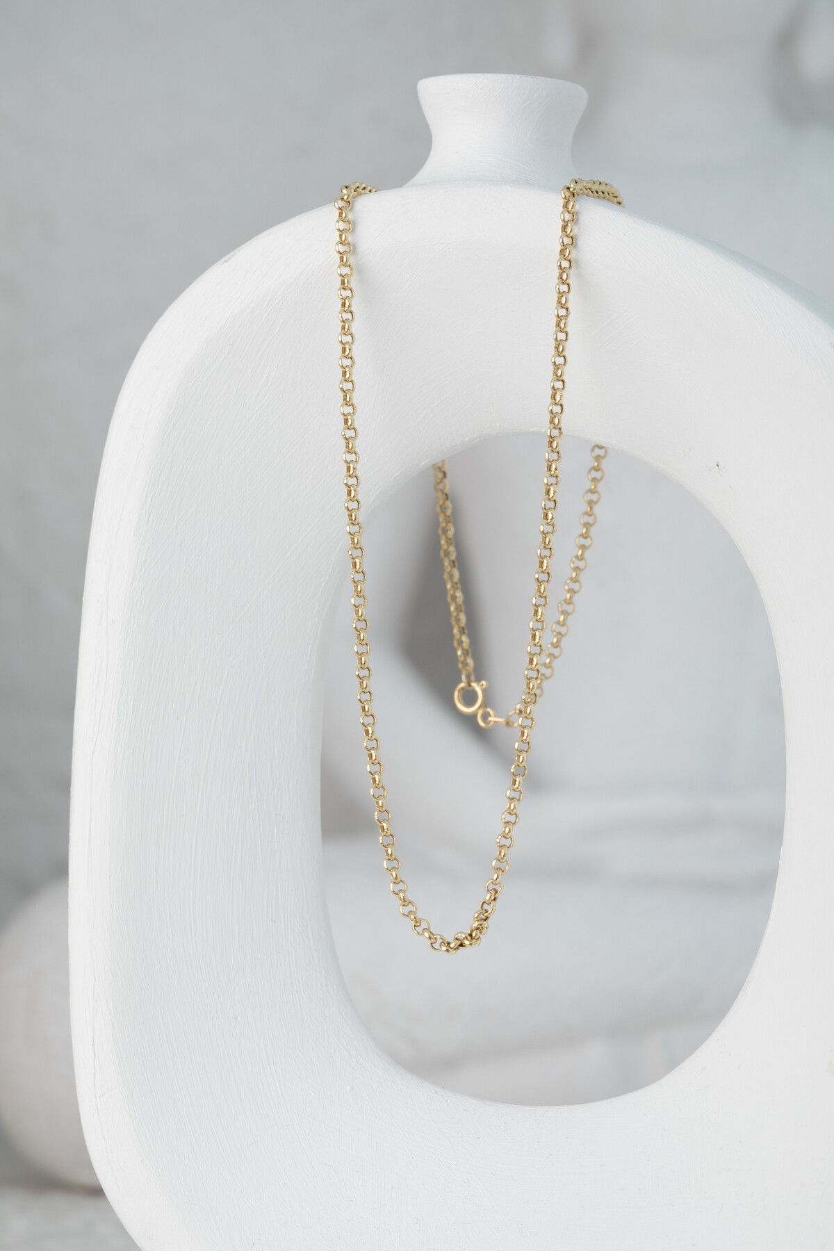 14 Ayar Altın Doç Zincir