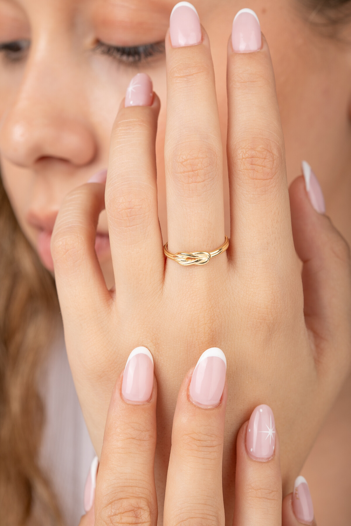 14 Ayar Altın Düğüm Yüzük