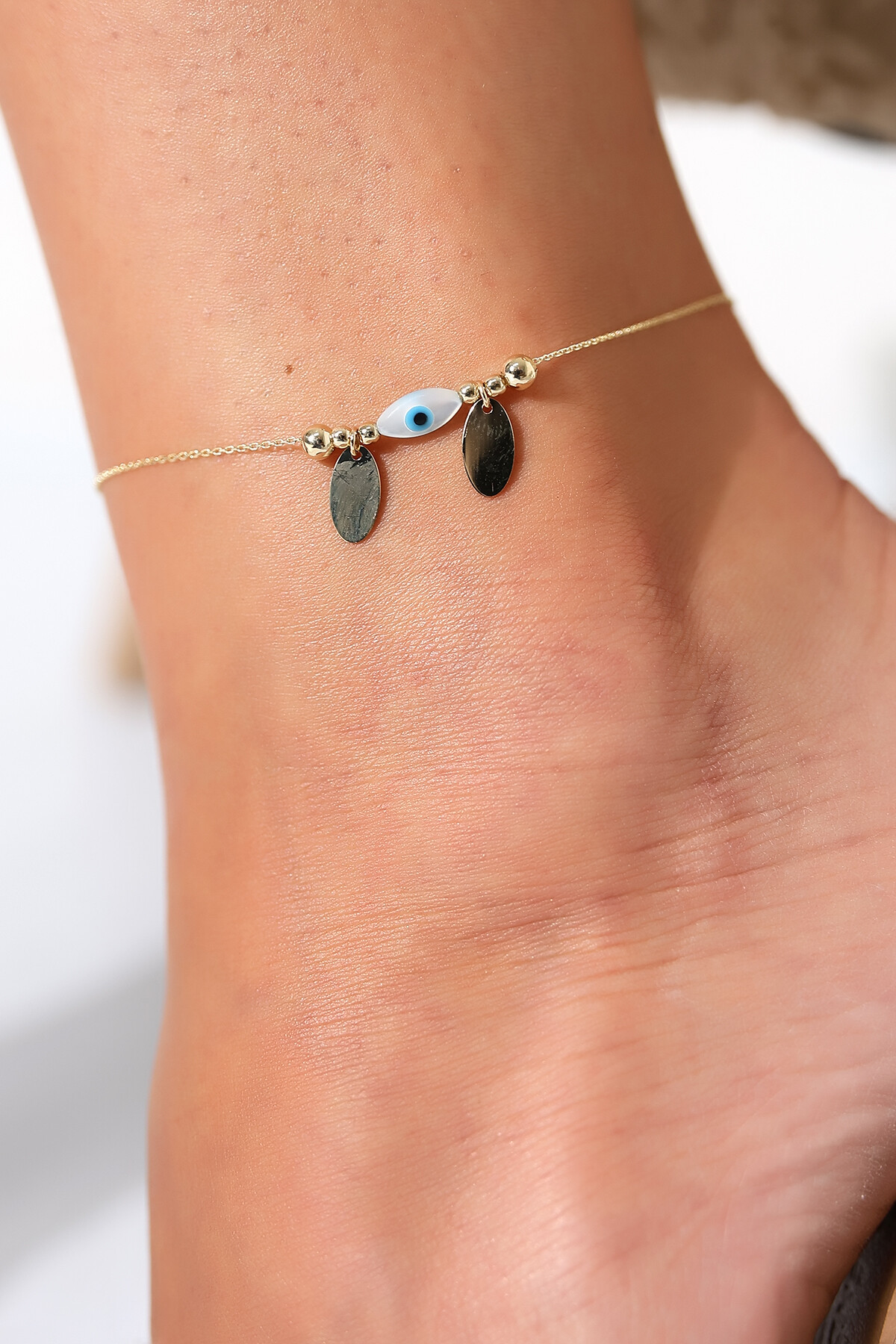 14 Ayar Altın Göz Halhal