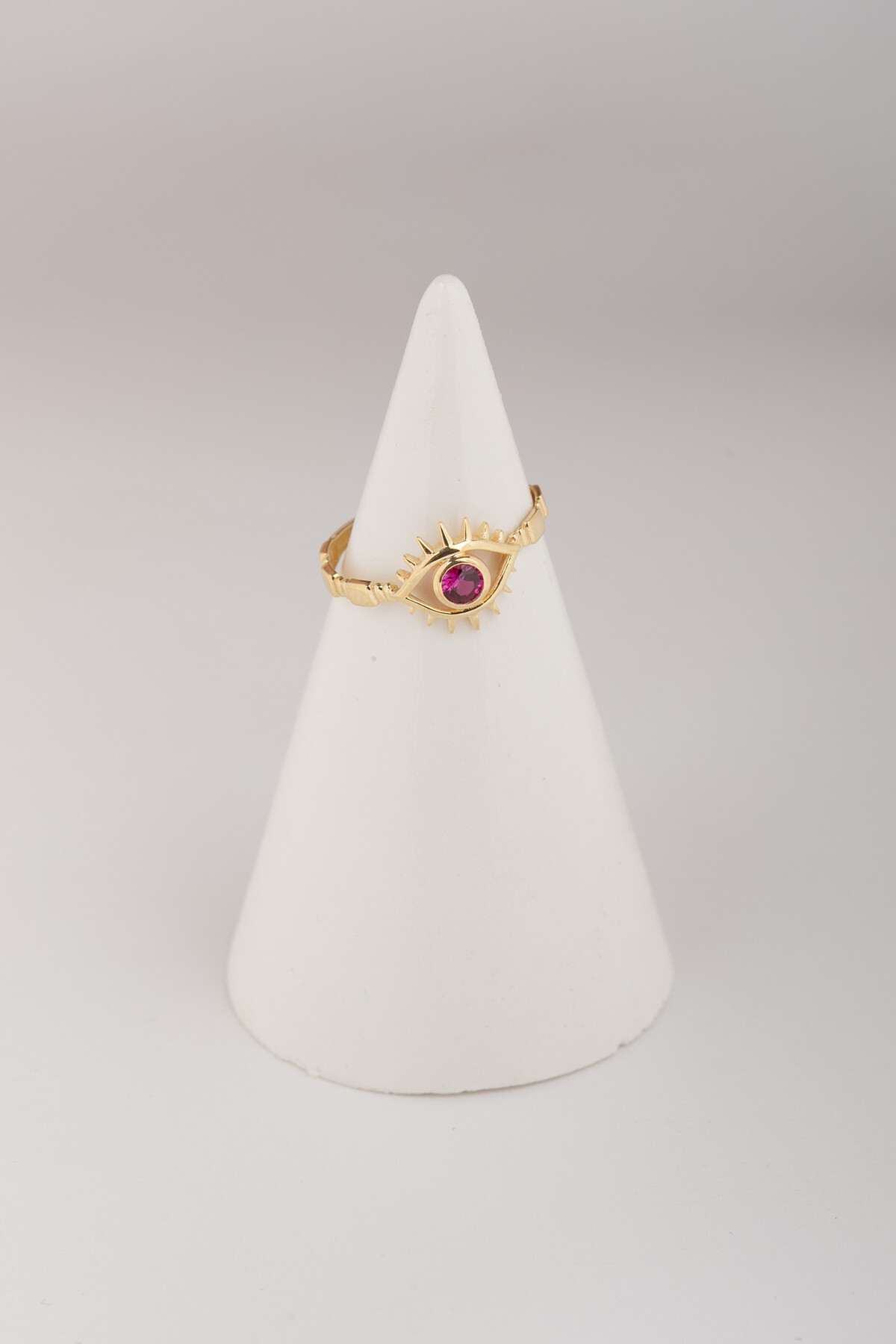 14 Ayar Altın Göz Yüzük