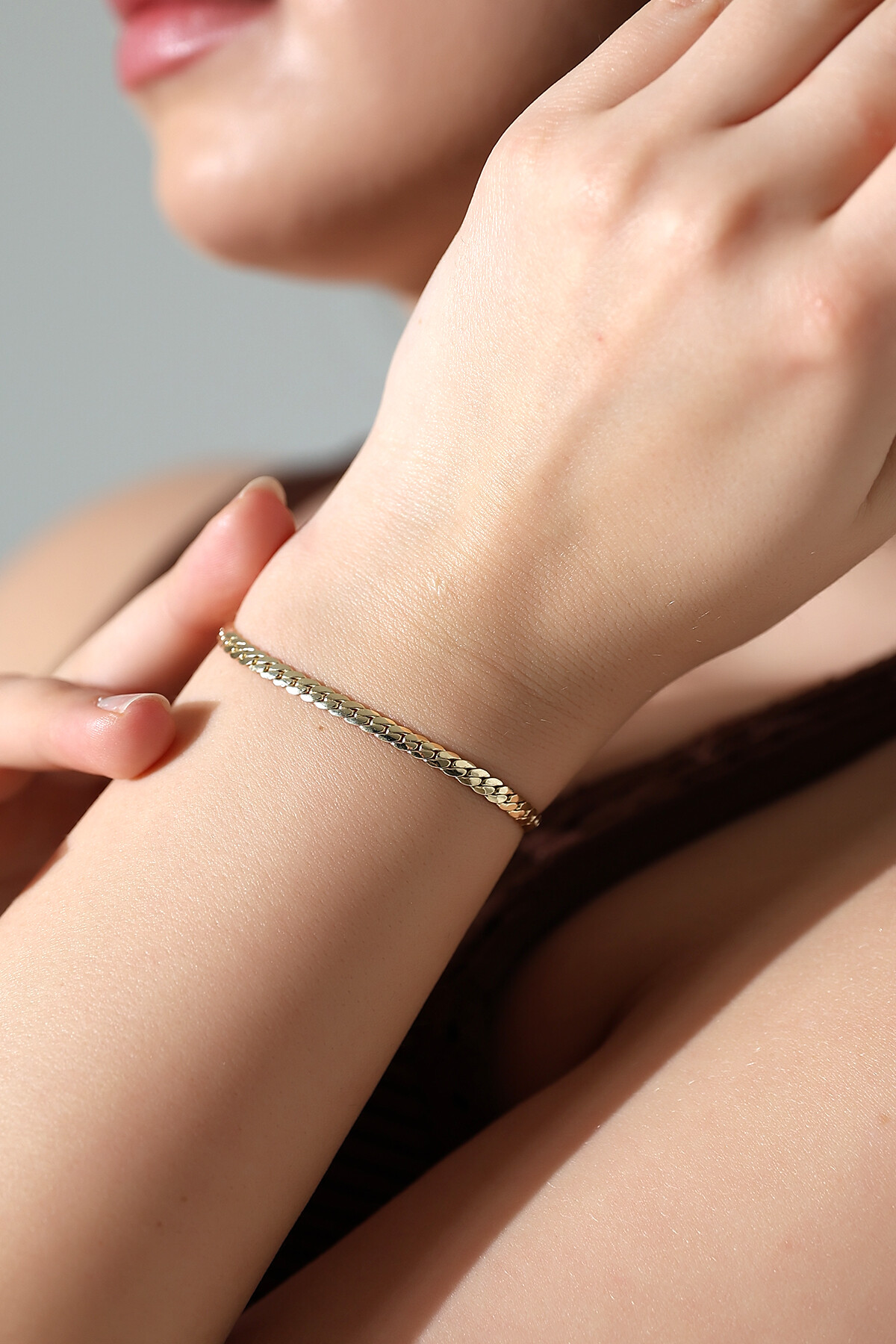 14 Ayar Altın Gurmet Bileklik