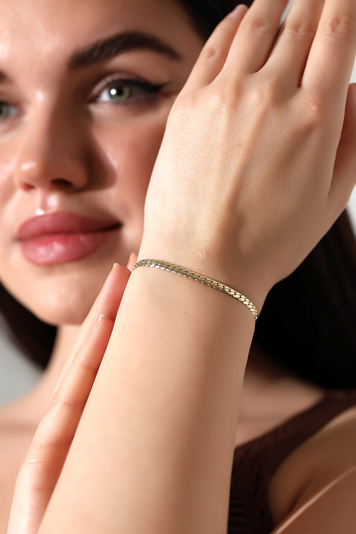 14 Ayar Altın Gurmet Bileklik