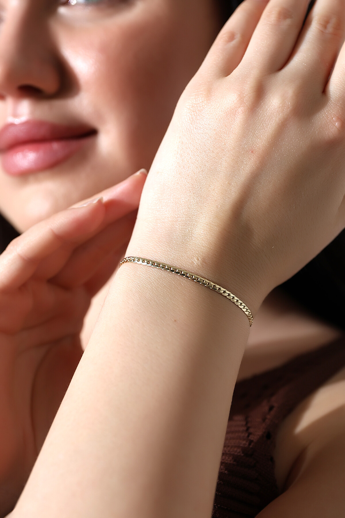 14 Ayar Altın Gurmet Bileklik