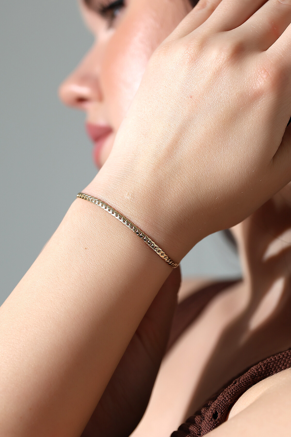 14 Ayar Altın Gurmet Bileklik