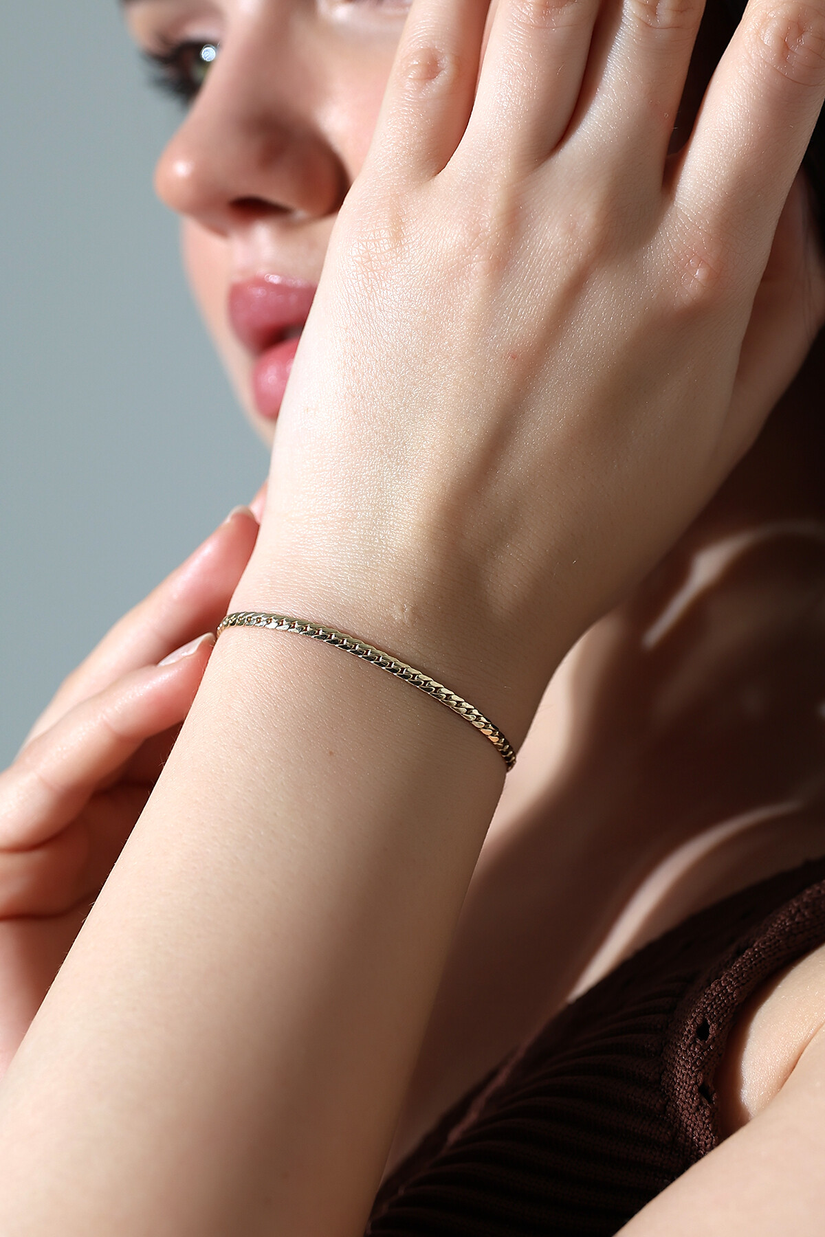 14 Ayar Altın Gurmet Bileklik