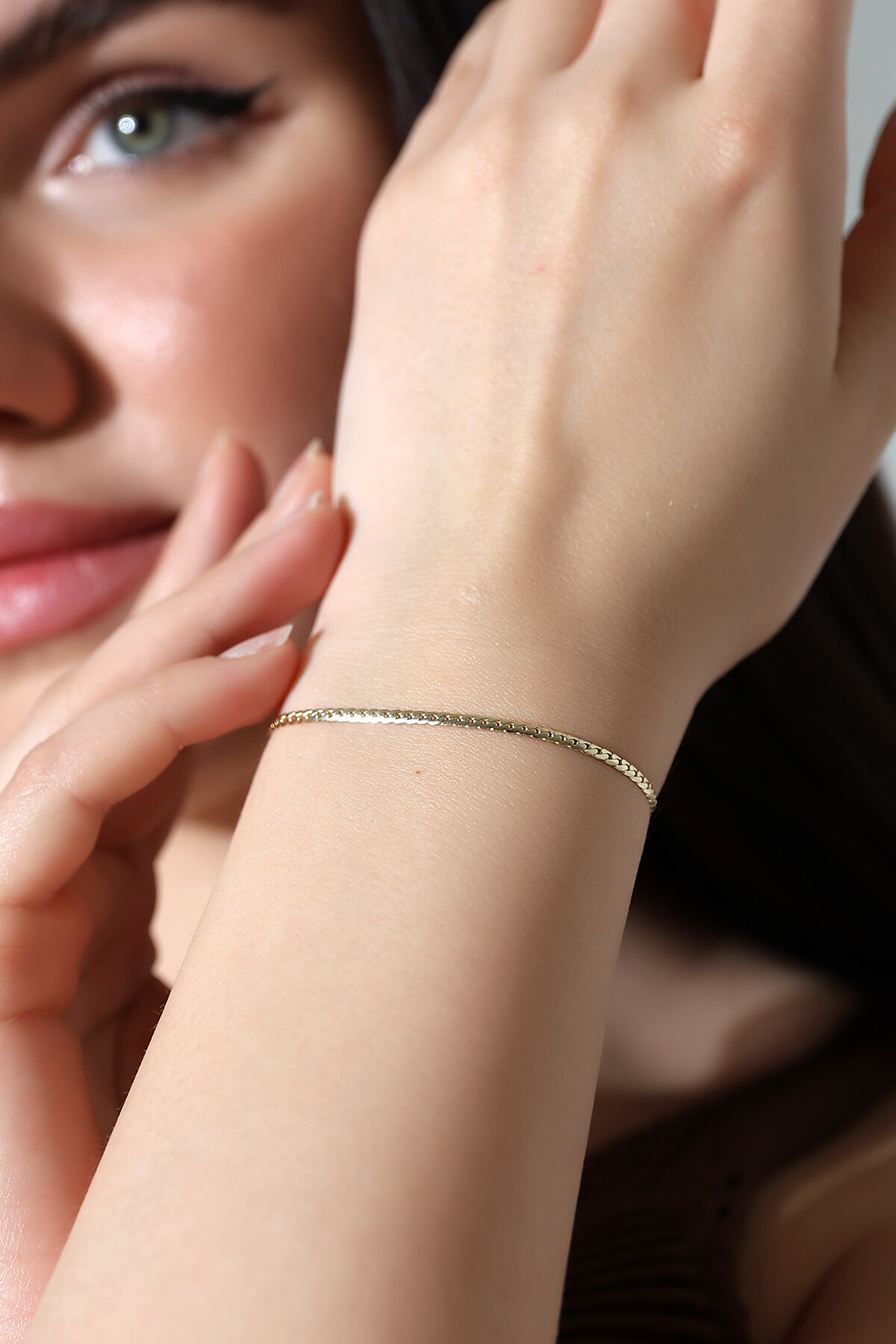 14 Ayar Altın Gurmet Bileklik