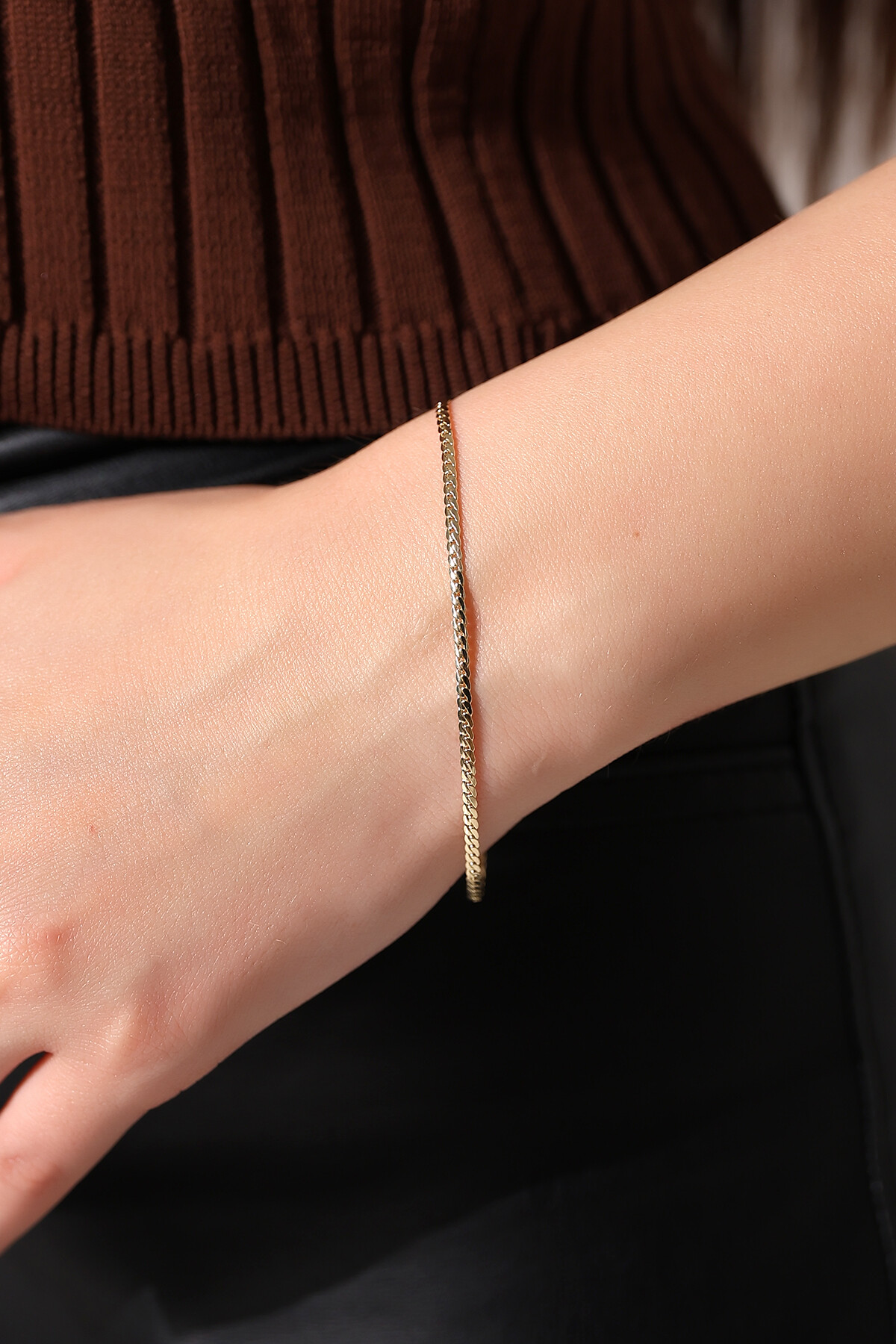 14 Ayar Altın Gurmet Bileklik