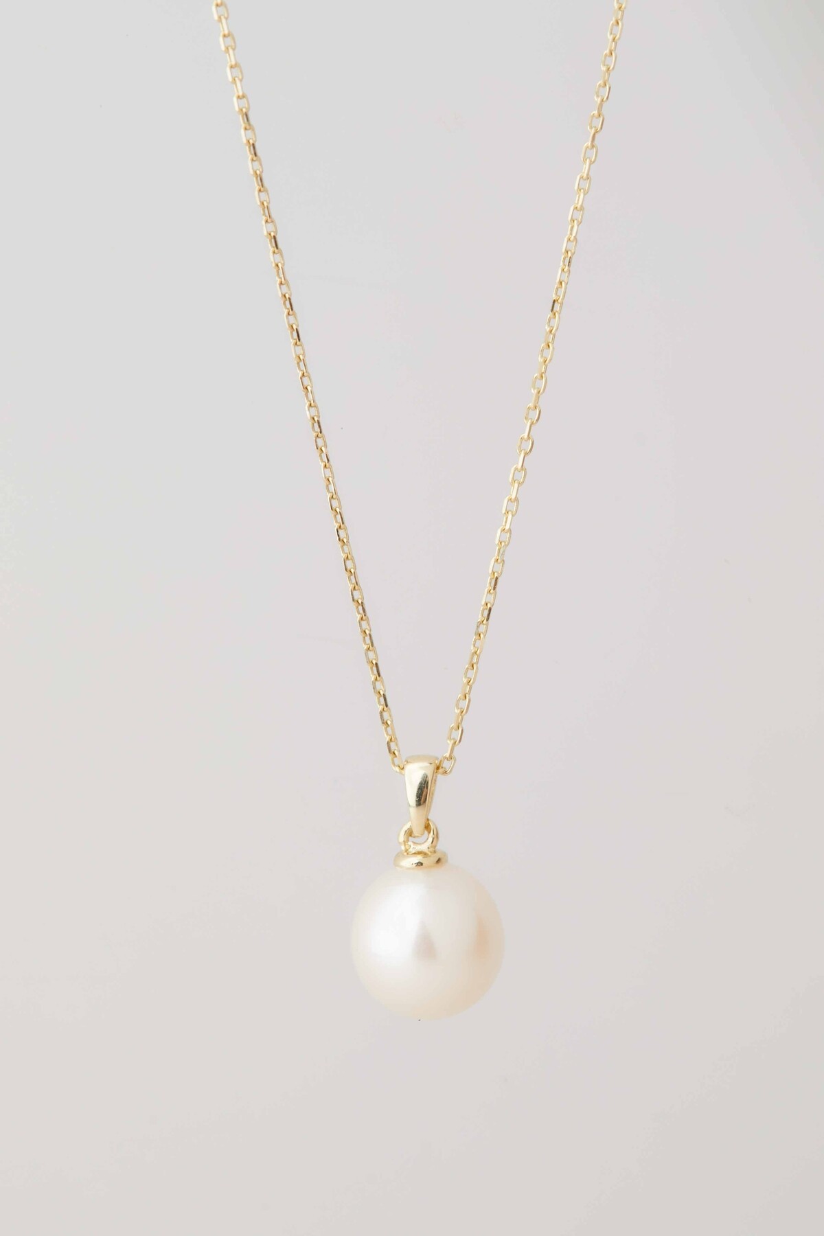 14 Ayar Altın İnci Kolye