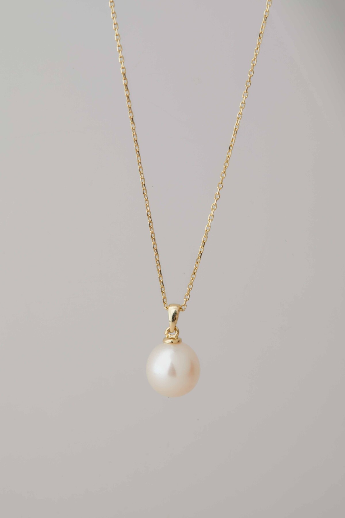 14 Ayar Altın İnci Kolye