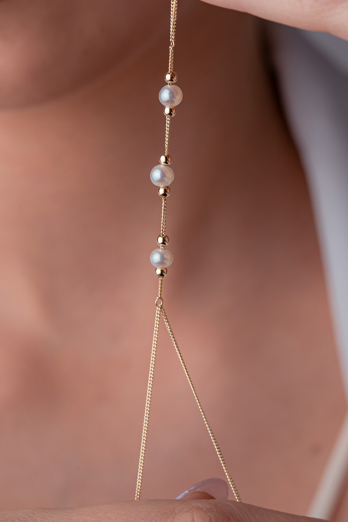 14 Ayar Altın İnci Şahmeran