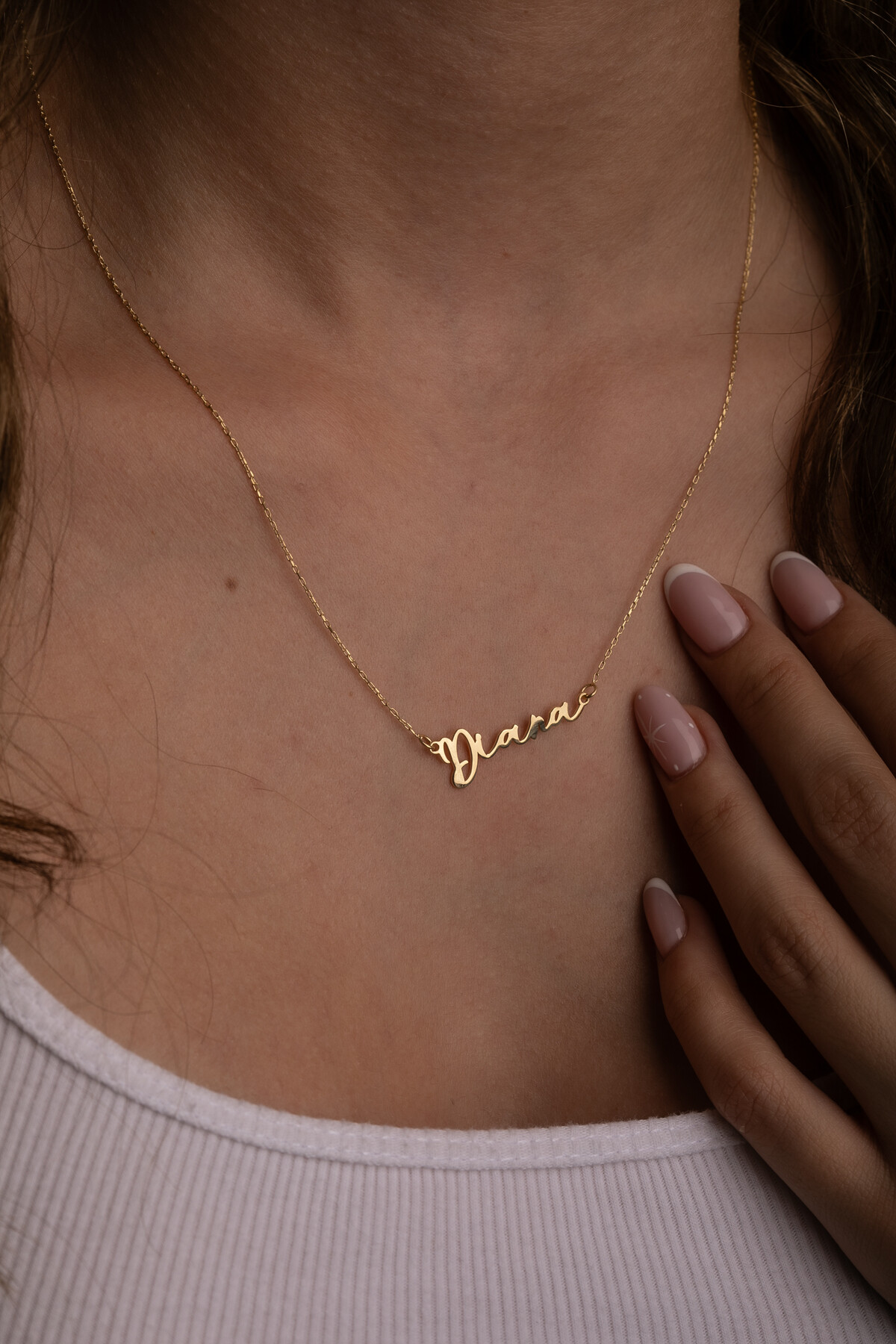 14 Ayar Altın İsimli Kolye