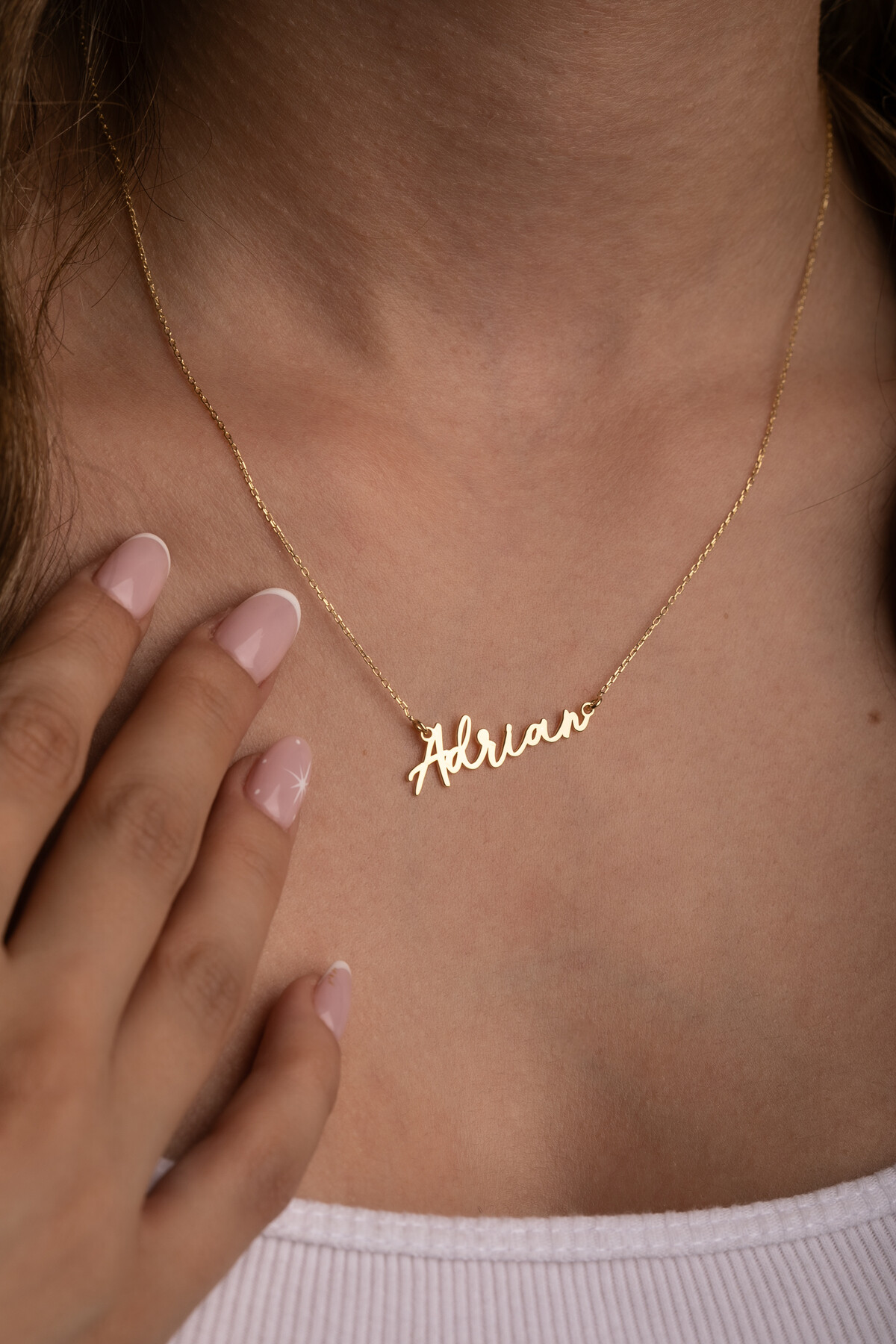 14 Ayar Altın İsimli Kolye