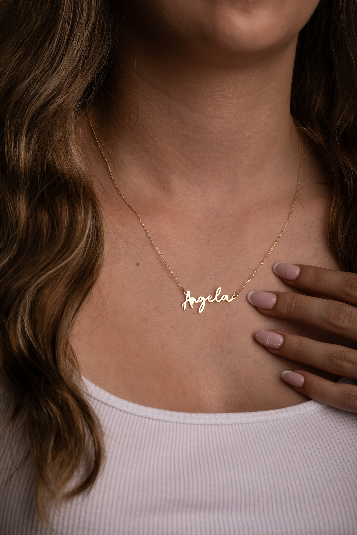 14 Ayar Altın İsimli Kolye