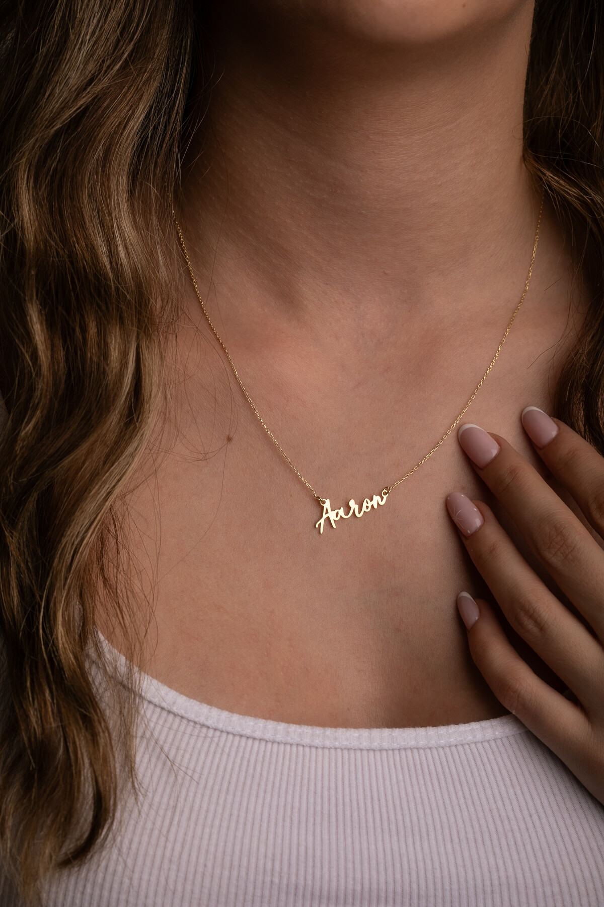 14 Ayar Altın İsimli Kolye