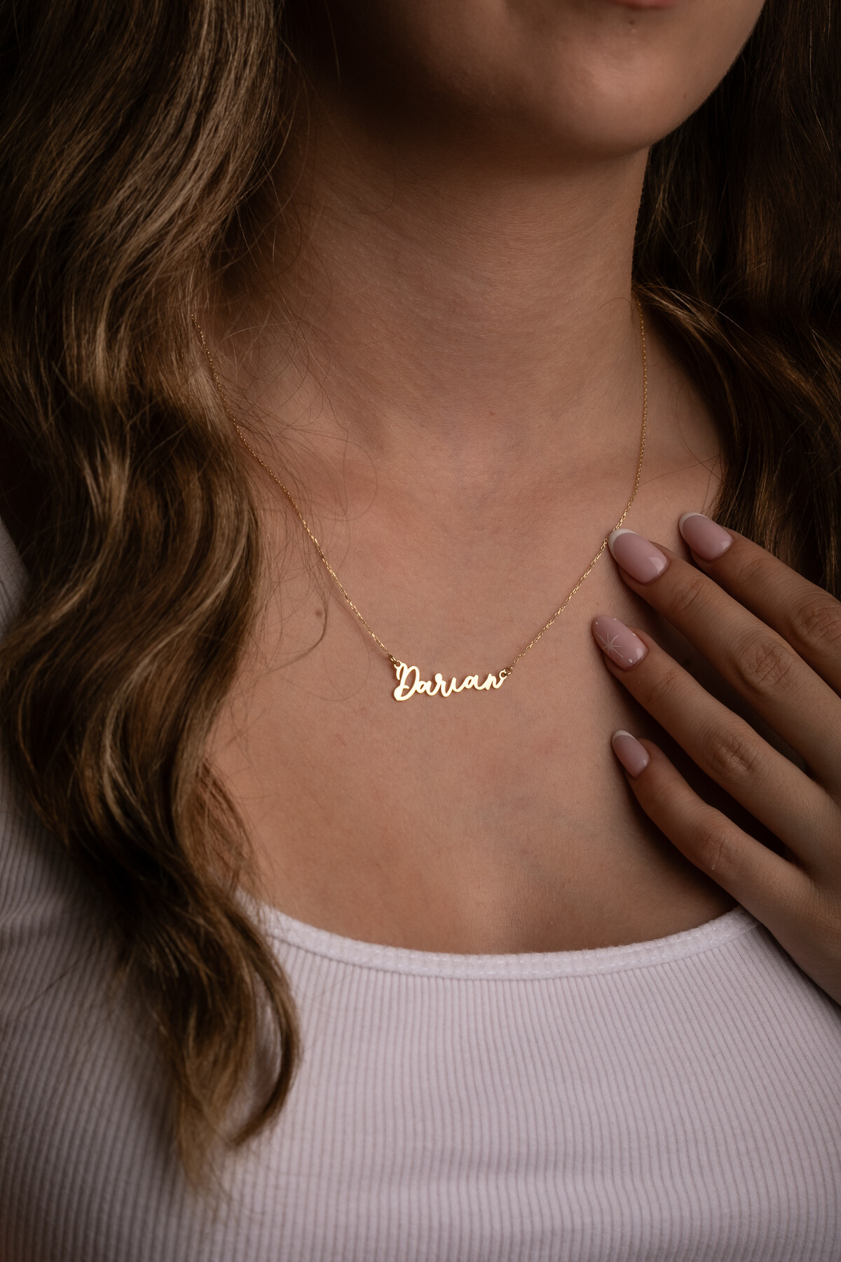 14 Ayar Altın İsimli Kolye