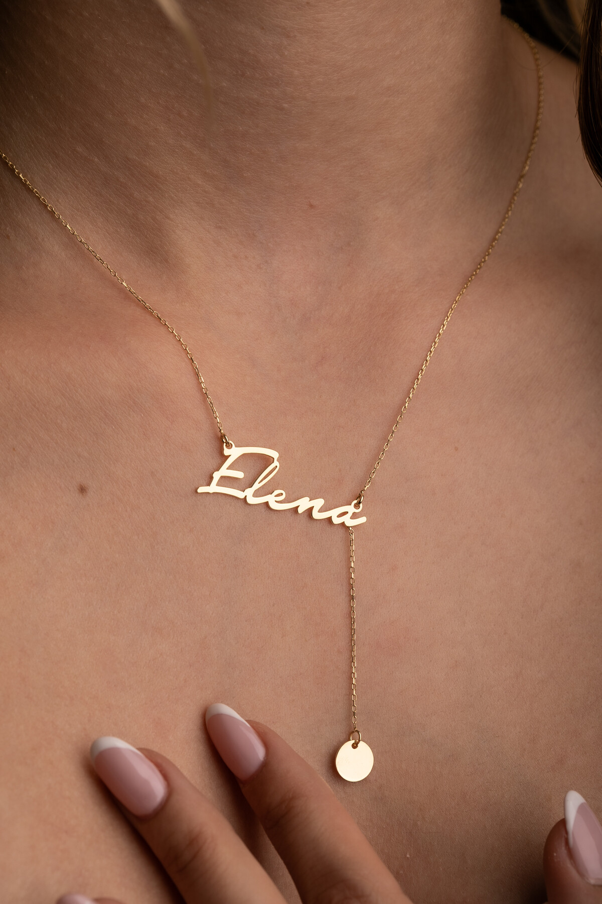 14 Ayar Altın İsimli Kolye