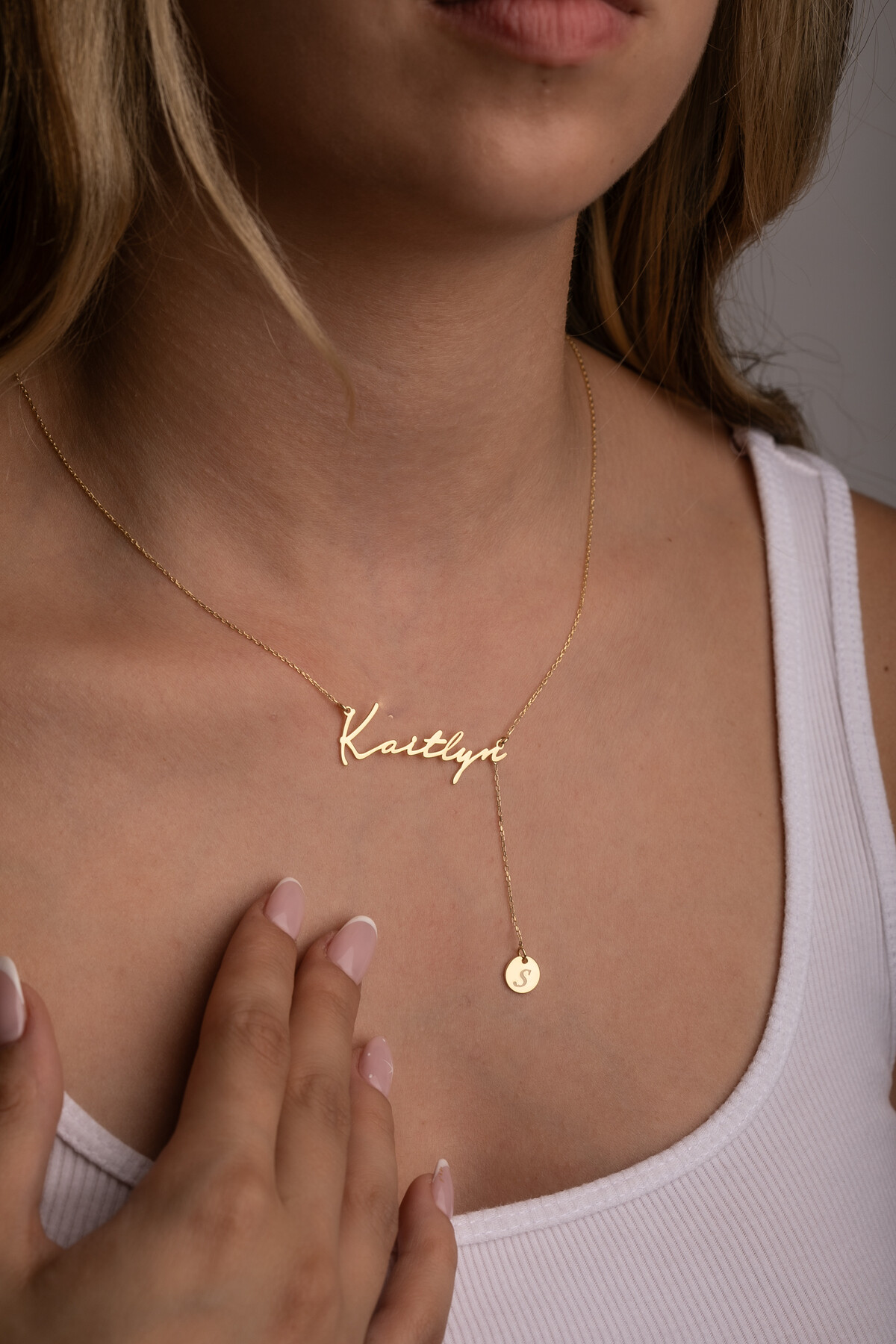 14 Ayar Altın İsimli Kolye