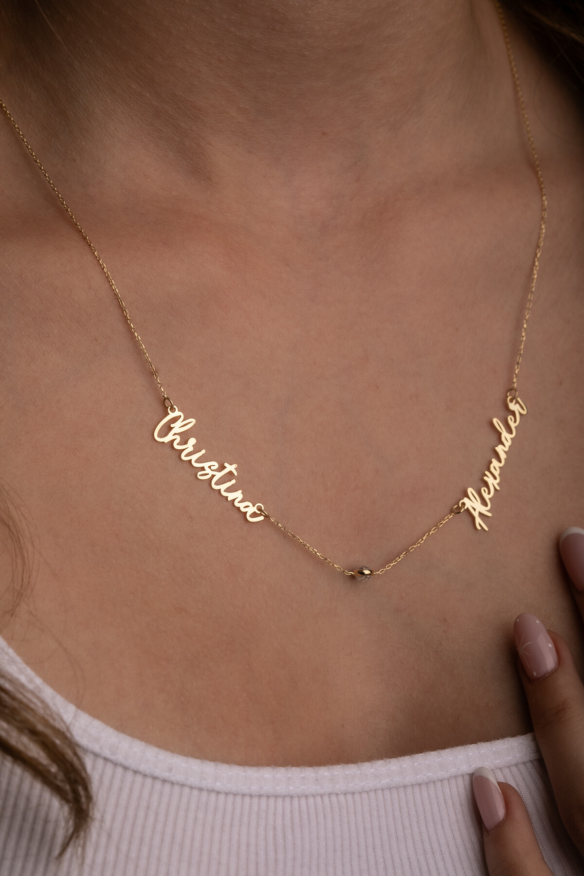 14 Ayar Altın İsimli Kolye