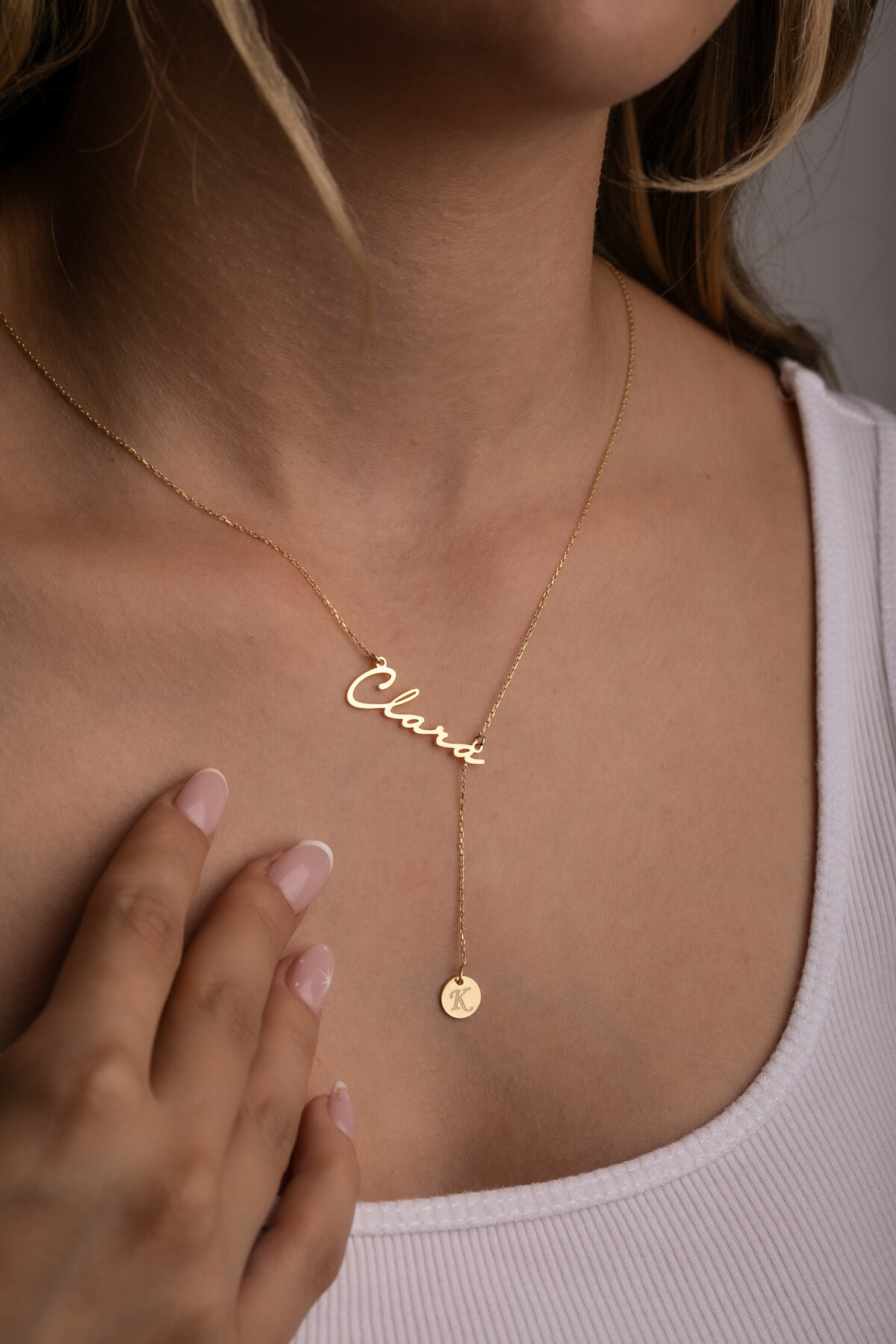 14 Ayar Altın İsimli Kolye