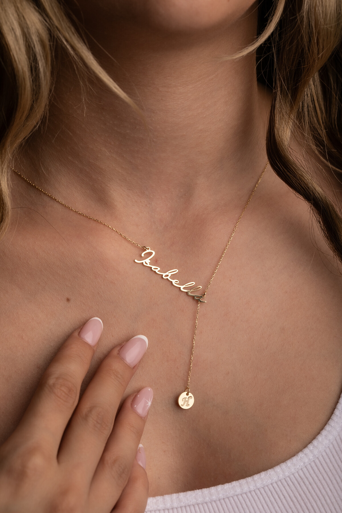 14 Ayar Altın İsimli Kolye