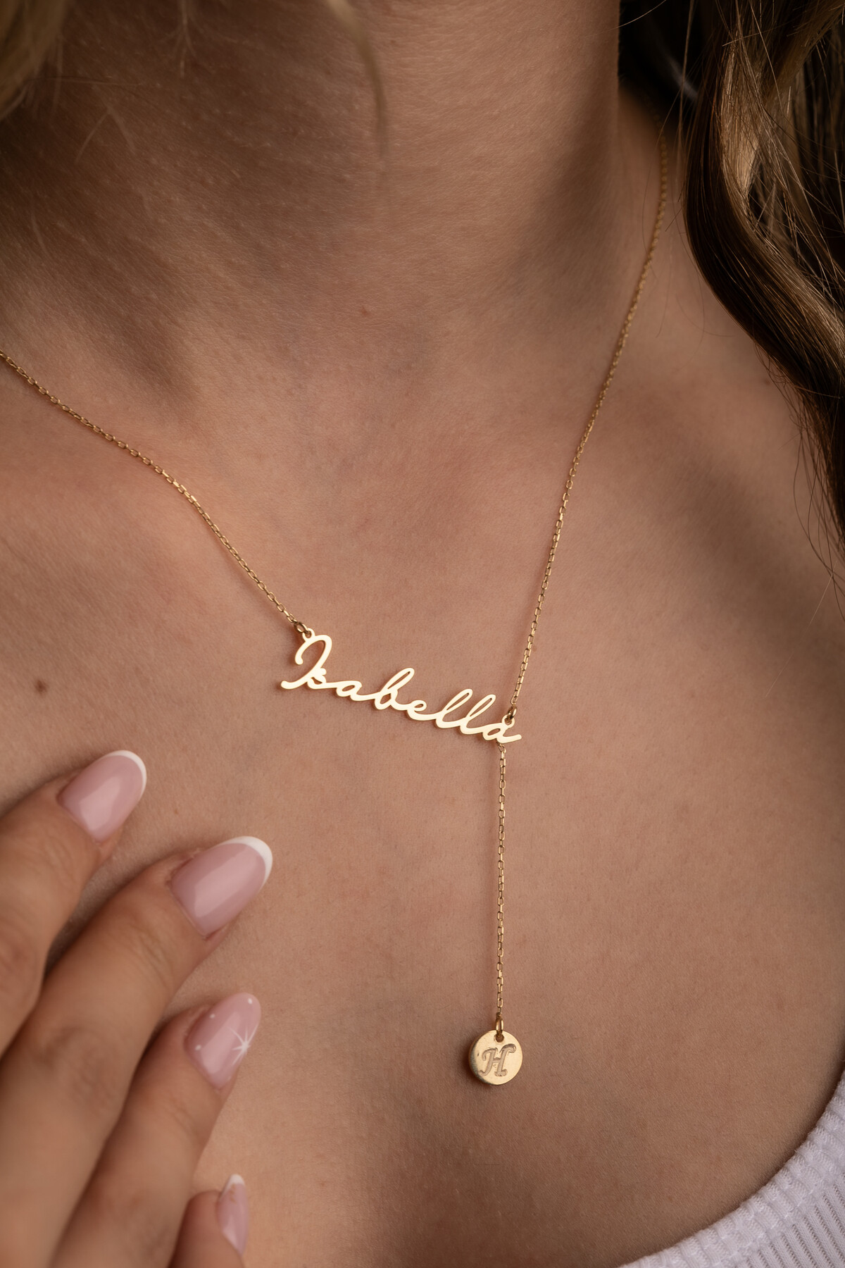 14 Ayar Altın İsimli Kolye