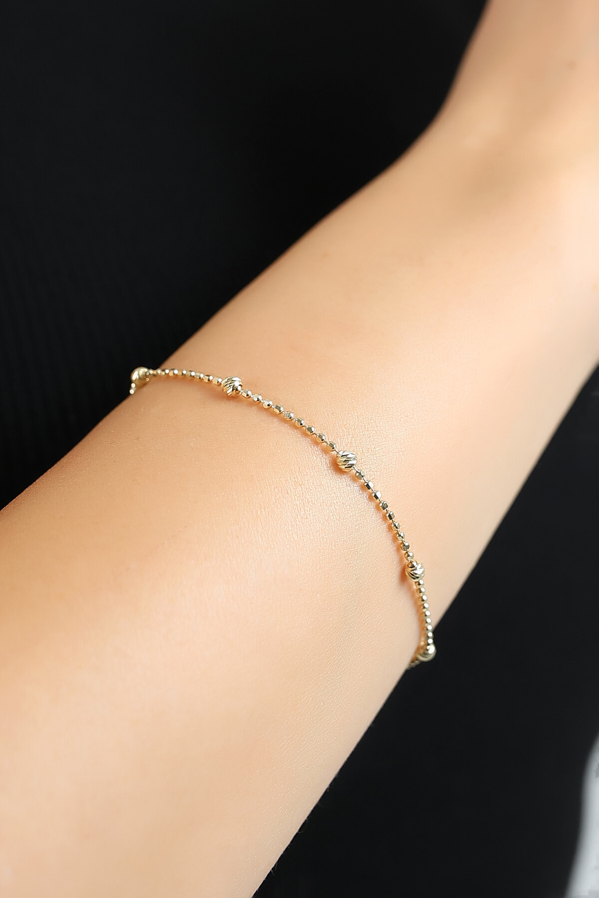 14 Ayar Altın İtalyan Dorika Bileklik