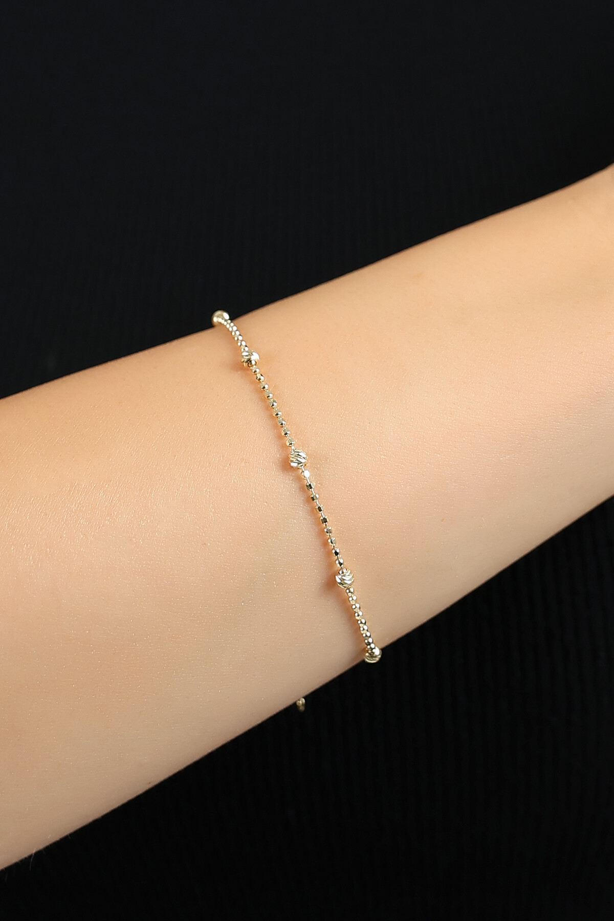 14 Ayar Altın İtalyan Dorika Bileklik