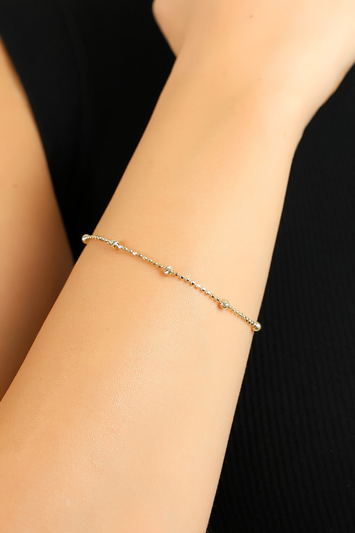 14 Ayar Altın İtalyan Dorika Bileklik