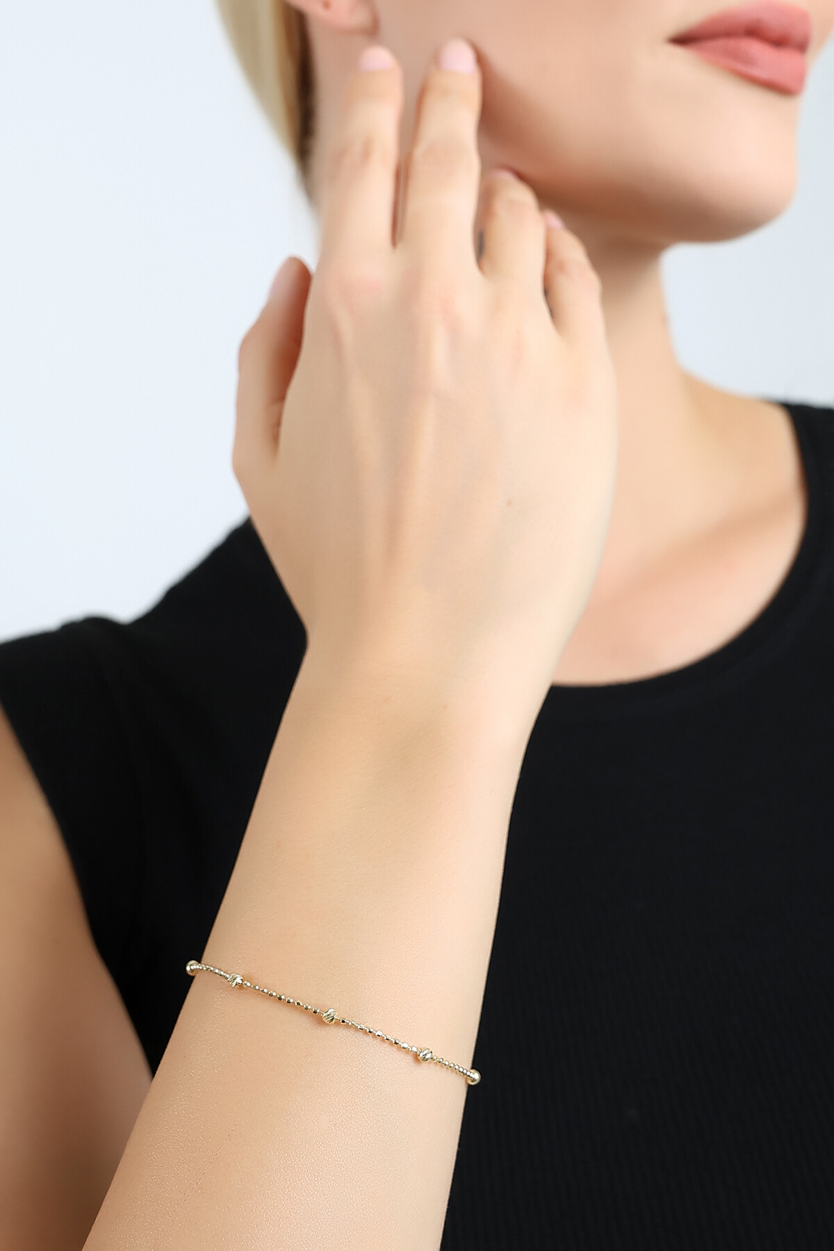 14 Ayar Altın İtalyan Dorika Bileklik