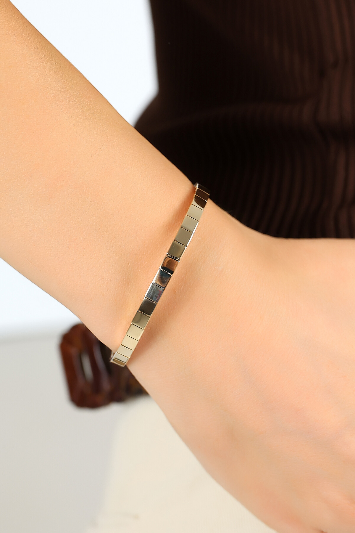 14 Ayar Altın İtalyan Vagon Bileklik