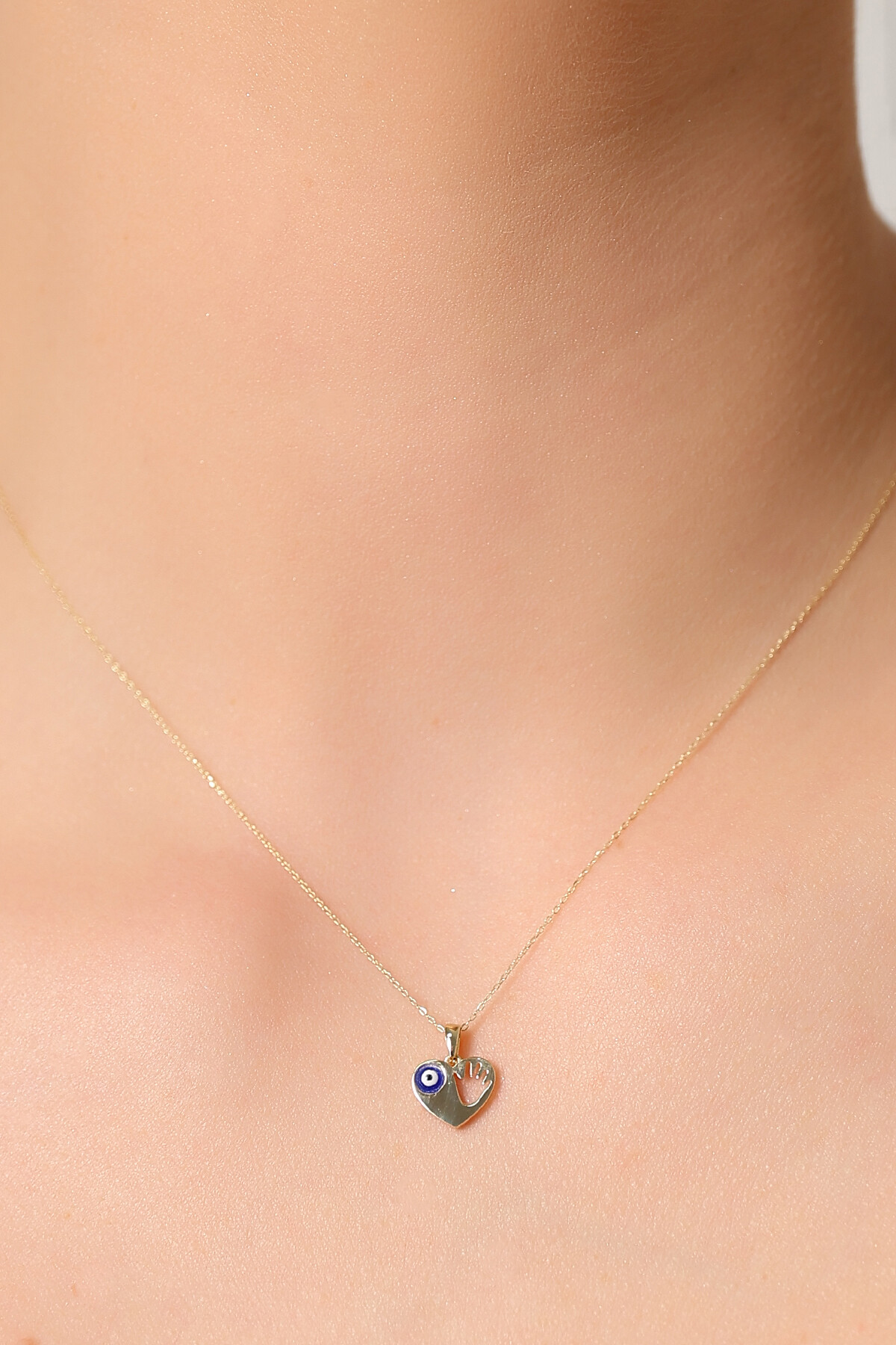 14 Ayar Altın Kalp Kolye